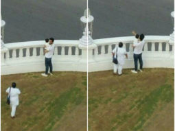 Check out: Its papa-son day for Tusshar Kapoor and son Laksshya on the sets of Golmaal Again