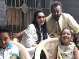 It’s family time for Sanjay Dutt on the sets of Bhoomi