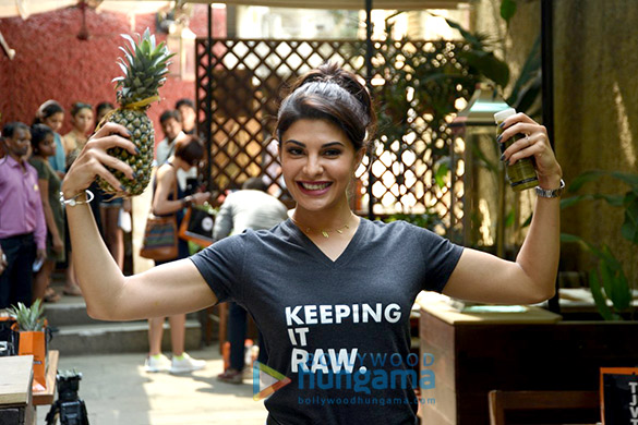 jacqueline fernandez announced as brand ambassador for raw pressery products 3