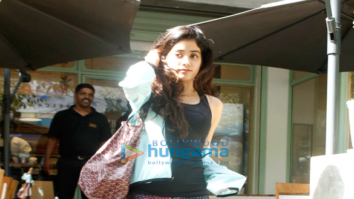 Jhanvi Kapoor snapped post lunch at Sequel Bistro