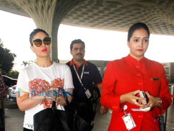 Kareena Kapoor Khan and Preity Zinta snapped at the airport