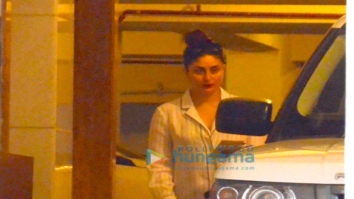 Kareena Kapoor Khan snapped below her home in Bandra