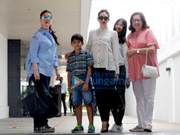 Kareena Kapoor Khan & Karisma Kapoor snapped post their birthday lunch with their mother Babita Kapoor at ‘Hakkasan’