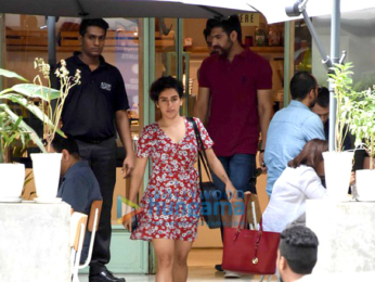 Kiara Advani and Sanya Malhotra snapped post lunch at The Kitchen Garden