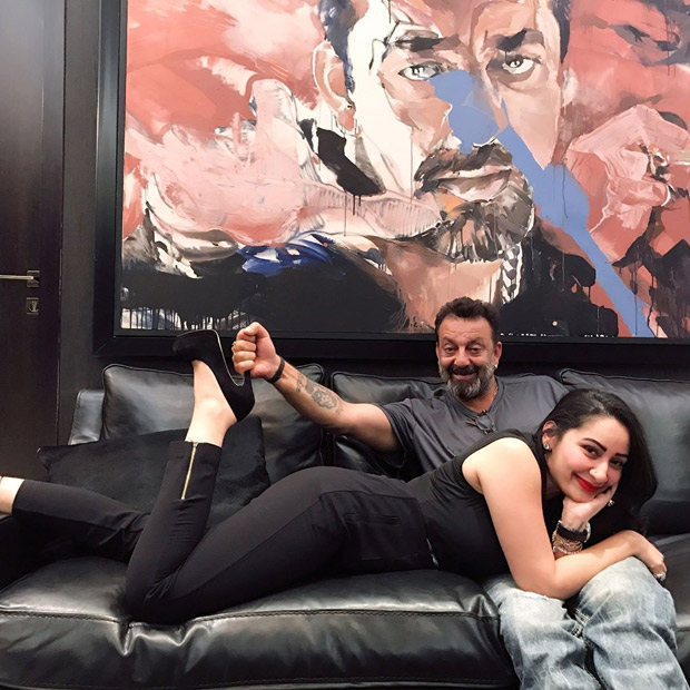Maanayata Dutt wants someone to caption this photograph with Sanjay Dutt. Are you game