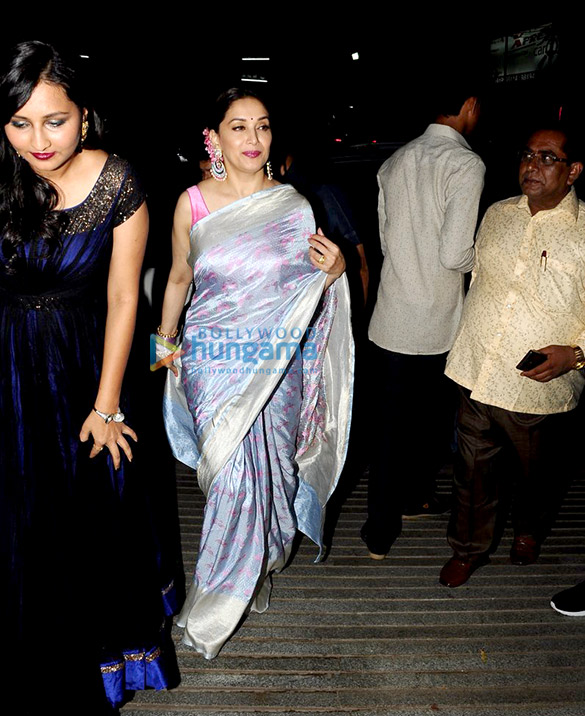 Madhuri Dixit snapped at her manager’s wedding reception Madhuri Dixit snapped at her manager’s wedding reception