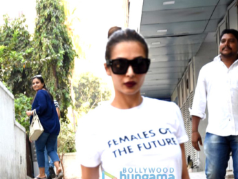 Malaika Arora Khan snapped post her meeting in Bandra