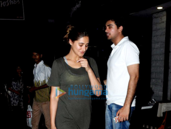 Nargis Fakhri snapped post her meeting in Juhu
