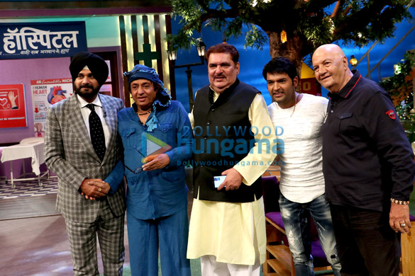 Prem Chopra, Raza Murad and Ranjeet snapped on sets of The Kapil Sharma Show Prem Chopra, Raza Murad and Ranjeet snapped on sets of The Kapil Sharma Show