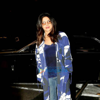 Priyanka Chopra snapped leaving for USA