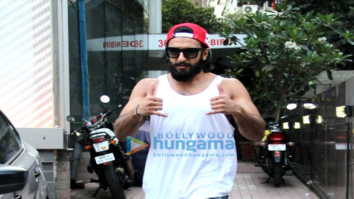 Ranveer Singh snapped post his gym session in Bandra