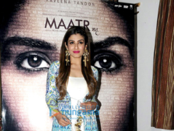 Raveena Tandon snapped at 'Maatr' movie promotions