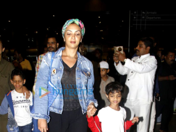 Salman Khan and family arrives back from Maldives post celebrating Ahil's first birthday