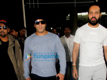 Salman Khan returns from Da-bangg Tour Concert in New Zealand