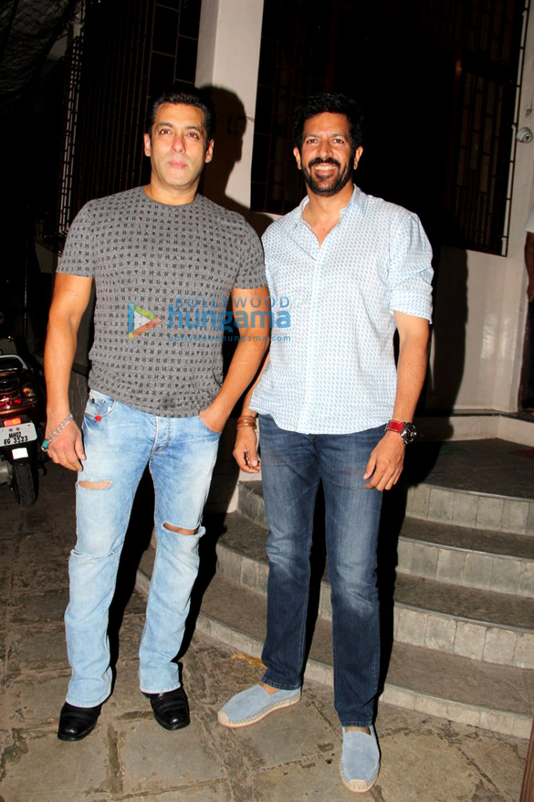 salman khan snapped with kabir khan post tubelight dubbing in bandra 5