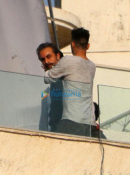 On The Sets Of The Movie Sanjay Dutt’s Biopic
