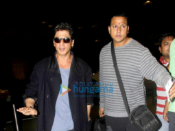 Shah Rukh Khan snapped leaving for Dubai