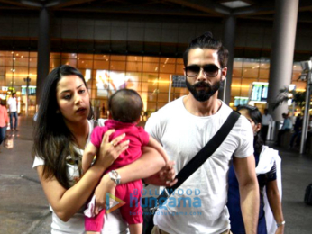 Shahid Kapoor, Mira Rajput, Rishi Kapoor, Neetu Singh snapped at the airpor