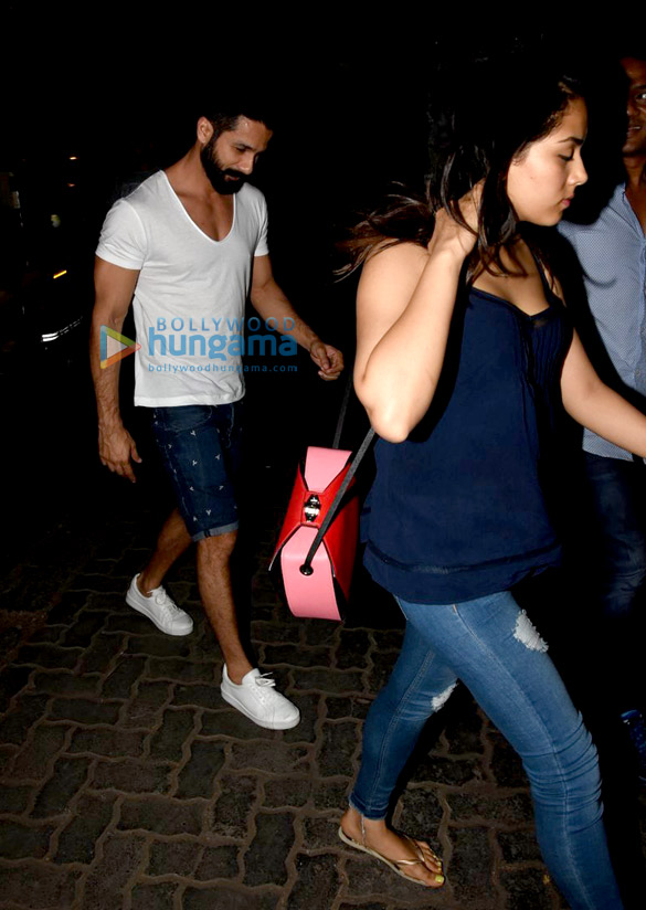 shahid kapoor and mira rajput snapped post salon session in bandra 3