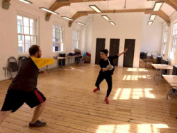 OMG! Shruti Haasan indulges in sword fighting
