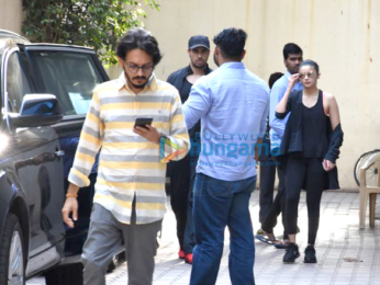 Sidharth Malhotra and Alia Bhatt snapped post meeting at Vishesh films' office