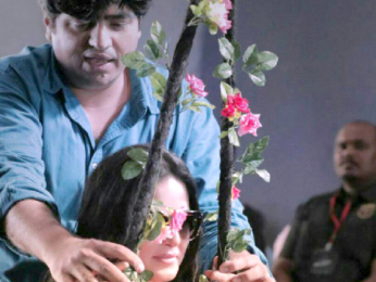 Sunny Leone snapped at a photoshoot for IARRA sunglasses