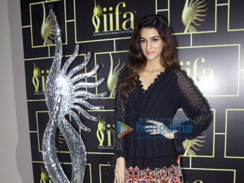 Sushant Singh Rajput and Kriti Sanon snapped during the 'IIFA Voting Day' event