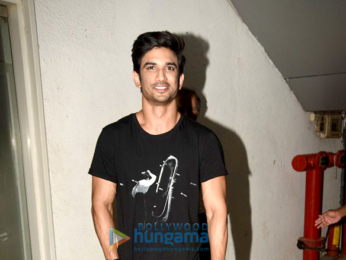 Sushant Singh Rajput and Kriti Sanon snapped promoting their film 'Raabta'
