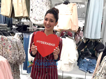 Tamannaah Bhatia visits H&M store in Hyderabad