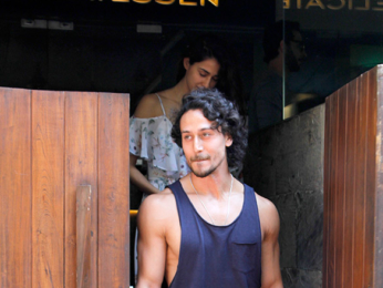 Tiger Shroff & Disha Patani snapped at Indigo