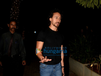 Tiger Shroff and Disha Patani snapped post their dinner at 'Yautcha', Bandra