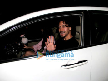 Tiger Shroff and Disha Patani snapped post their dinner at 'Yautcha', Bandra