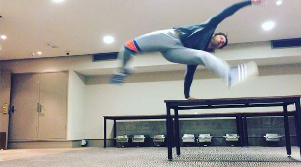 Varun Dhawan’s crazy morning antics and Taapsee Pannu skateboard lessons on Judwaa 2 sets will make your day-2