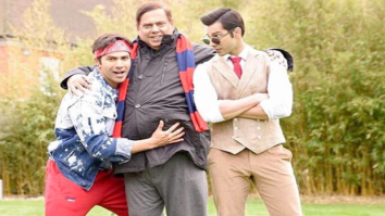 WOW! David Dhawan poses with his Judwaa sons, Prem and Rajaa