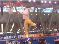 Watch: Varun Dhawan’s impressive slam dunk on the sets of Judwaa 2