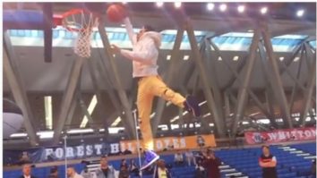 Watch: Varun Dhawan’s impressive slam dunk on the sets of Judwaa 2