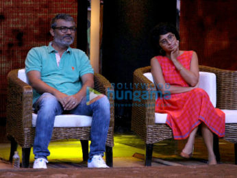 Aamir Khan and the 'Dangal' girls Fatima Sana Sheikh and Sanya Malhotra snapped on the sets of Sa Re Ga Ma