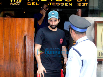Aditya Roy Kapoor snapped at Indigo restaurant