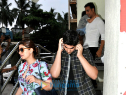 Akshay Kumar and family snapped post a movie screening at PVR Juhu