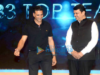 Akshay Kumar graces the Transform Maharashtra initiative launch by Devendra Fadnavis
