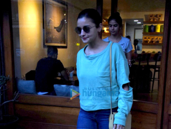 Alia Bhatt snapped post meeting at Sequel