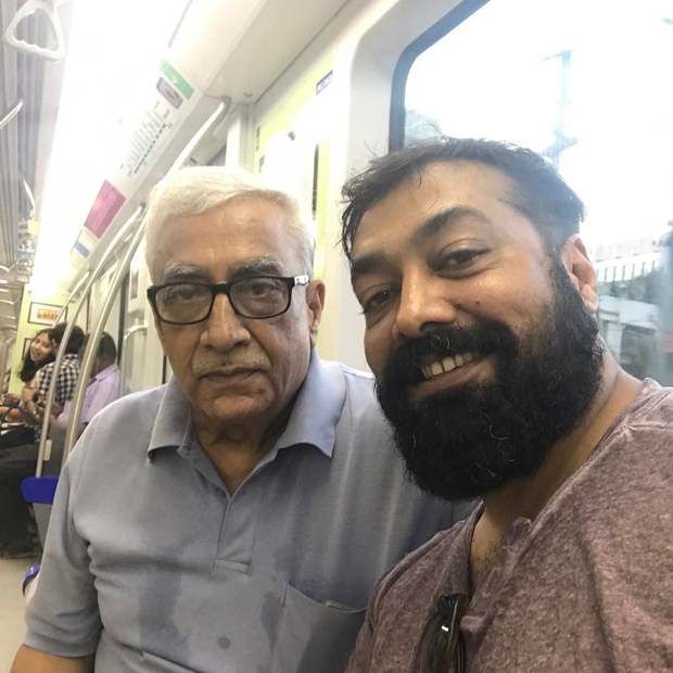 Anurag Kashyap takes a metro for the first time with his father