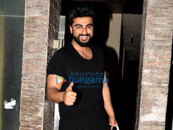 Arjun Kapoor and Shraddha Kapoor snapped at their film 'Half Girlfriend's bash at Mohit Suri's office