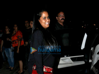 Arpita Khan snapped post her dinner at Hakkasan