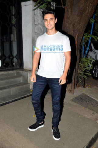 Ayush Sharma and Arpita Khan snapped in Bandra