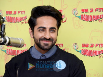Ayushmann Khurrana and Parineeti Chopra promote 'Meri Pyaari Bindu' at 98.3 FM Radio Mirchi