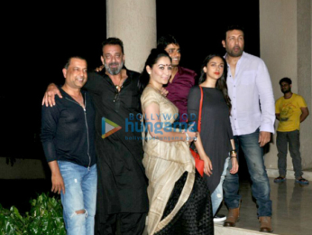 Wrap-up bash of the film Bhoomi with Sanjay Dutt and cast