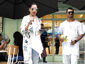 Bipasha Basu and Karan Singh Grover on lunch date at Kitchen Garden