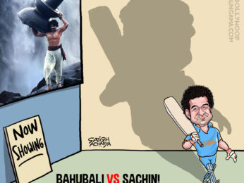 Bollywood Toons: Sachin stands tall in spite of Bahubali!
