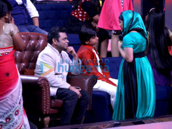Sridevi and AR Rahman snapped promoting the film 'Mom' on Zee Lil champs